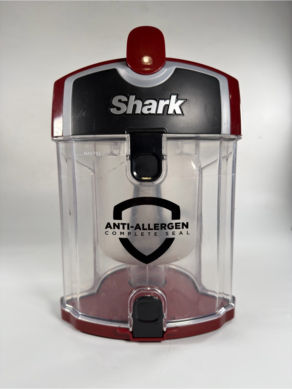 Shark Navigator Dust Bin ZU660 ZU561 ZU562 Dirt Canister Lift-Away OEM Red